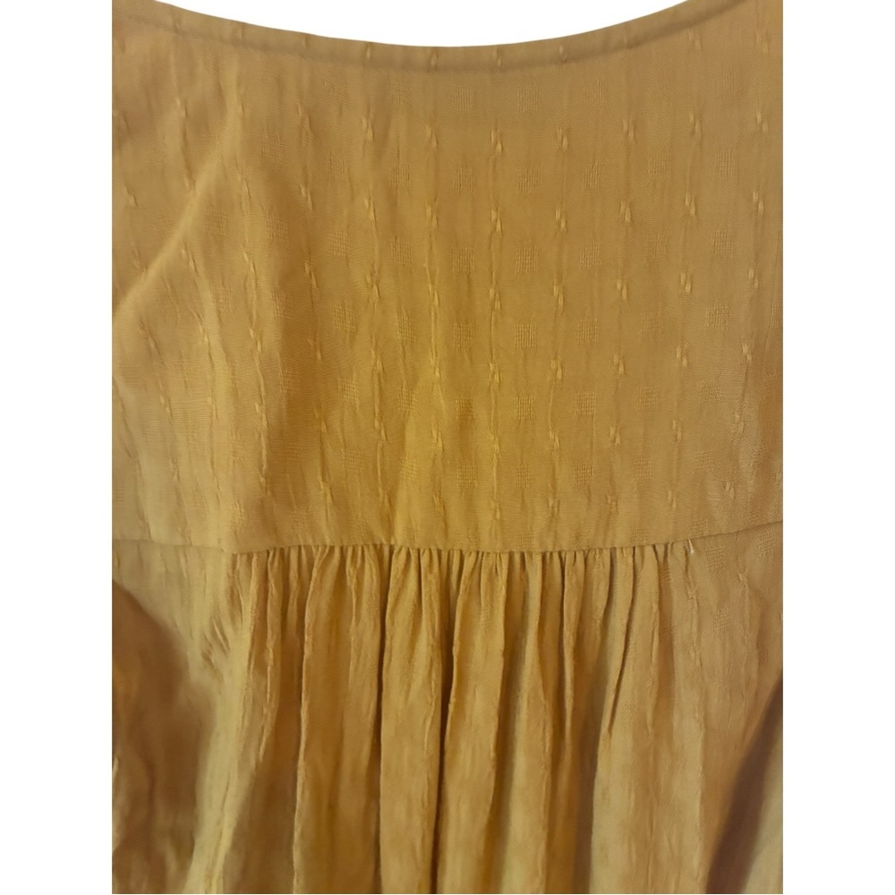 Ramy Brook Perry Mini Blouson Dress in Marigold Yellow - Size S - Picture 5 of 8